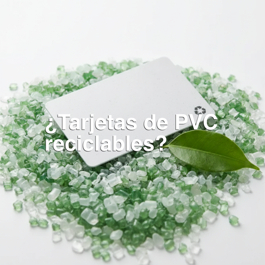 ¿Tarjetas de PVC reciclables?