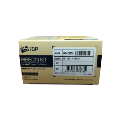 IDP Smart: Ribbon a Color YMCKO 653925 (250 Impresiones) para Series Smart-31 y Smart-51