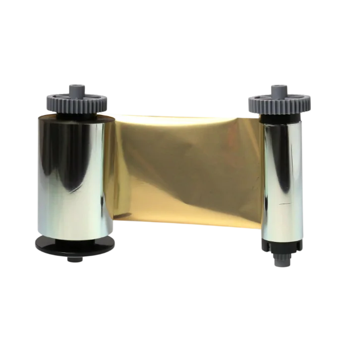 IDP Smart: Cinta - Ribbon - 659374 Monocromo Oro Metalico- 1,200 prints
