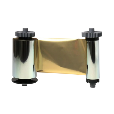 IDP Smart: Cinta - Ribbon - 659374 Monocromo Oro Metalico- 1,200 prints