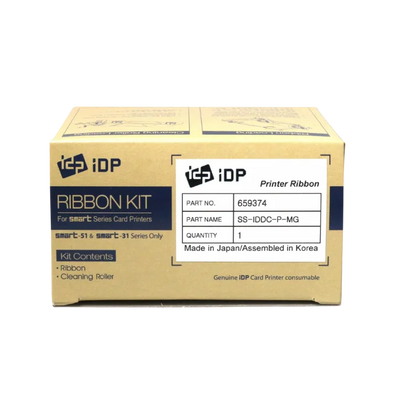 IDP Smart: Cinta - Ribbon - 659374 Monocromo Oro Metalico- 1,200 prints
