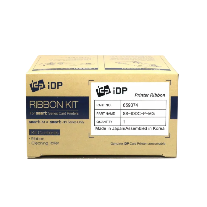 IDP Smart: Cinta - Ribbon - 659374 Monocromo Oro Metalico- 1,200 prints