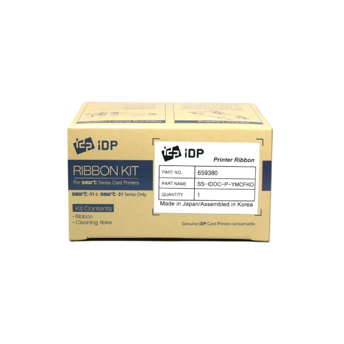 IDP Smart: Cinta - Ribbon - 659380 YMCFKO con UV panel - 200 prints