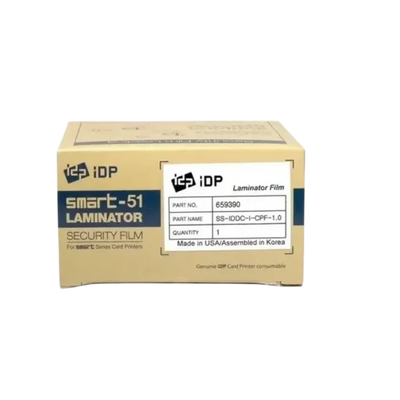 IDP Smart: Cinta - Ribbon - 659390 Film de Laminación Clear Patch (250 Parches) para Smart-51L