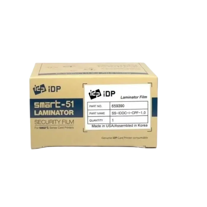 IDP Smart: Cinta - Ribbon - 659390 Film de Laminación Clear Patch (250 Parches) para Smart-51L