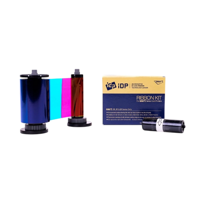 IDP Smart: Ribbon a Color YMCKO 659863 (100 Impresiones) para Series Smart-31 y Smart-51
