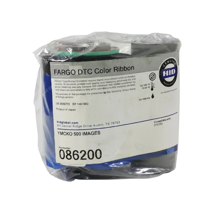 Fargo: Cinta - Ribbon YMCKO - 500 Impresiones - 86200