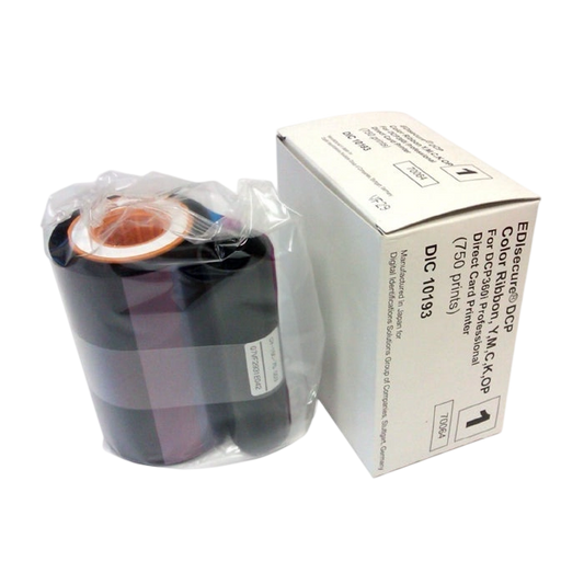 Matica: Cinta - Ribbon EDIsecure - YMCKO - 750 prints - DIC 10193
