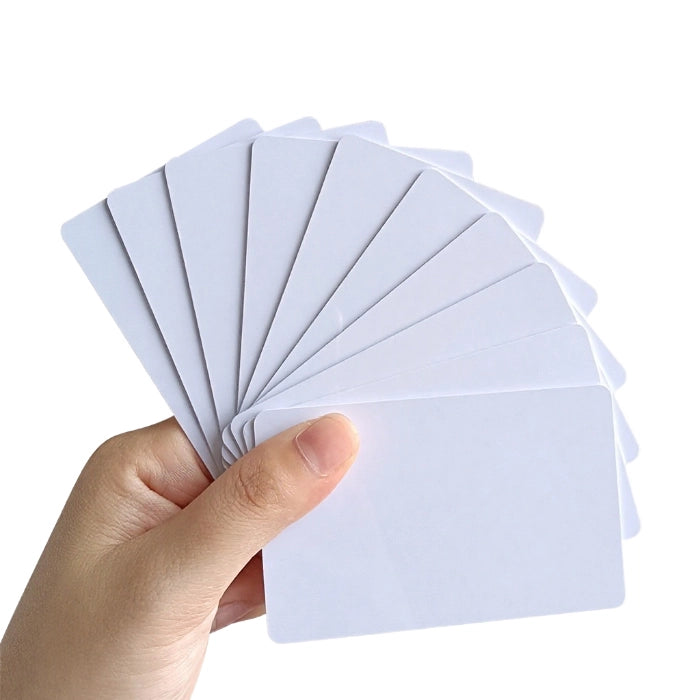 Paquete de 500 Tarjetas de PVC Blancas Estándar CR-80 (30 mil / 0.76 mm) de Calidad Fotográfica