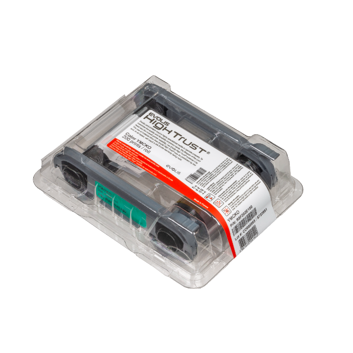 Evolis: Cinta - Ribbon - 5 paneles YMCKO R5F202A100