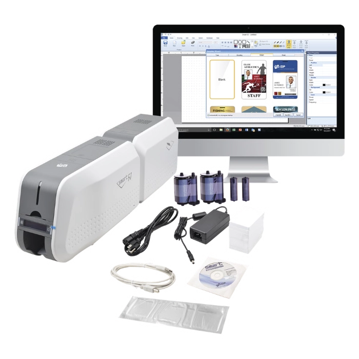 IDP Smart-: Impresora de tarjetas - 51L - Bundle Kit