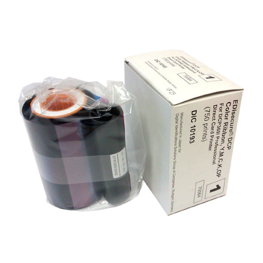 Matica: Cinta - Ribbon EDIsecure - YMCKO - 750 prints - DIC 10193